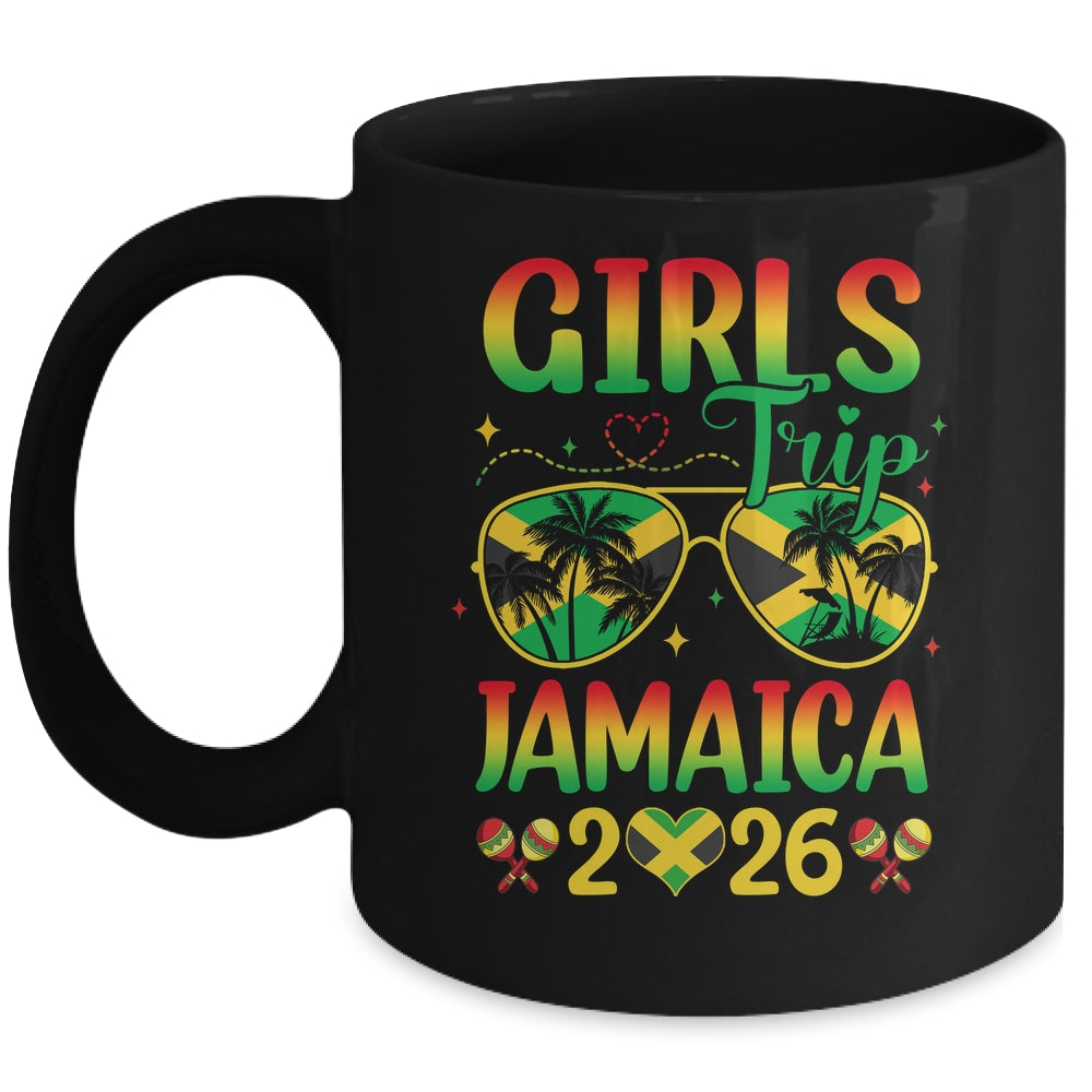 Girls Trip Jamaica 2026 Summer Vintage Beach Sisters Trip Mug | siriusteestore
