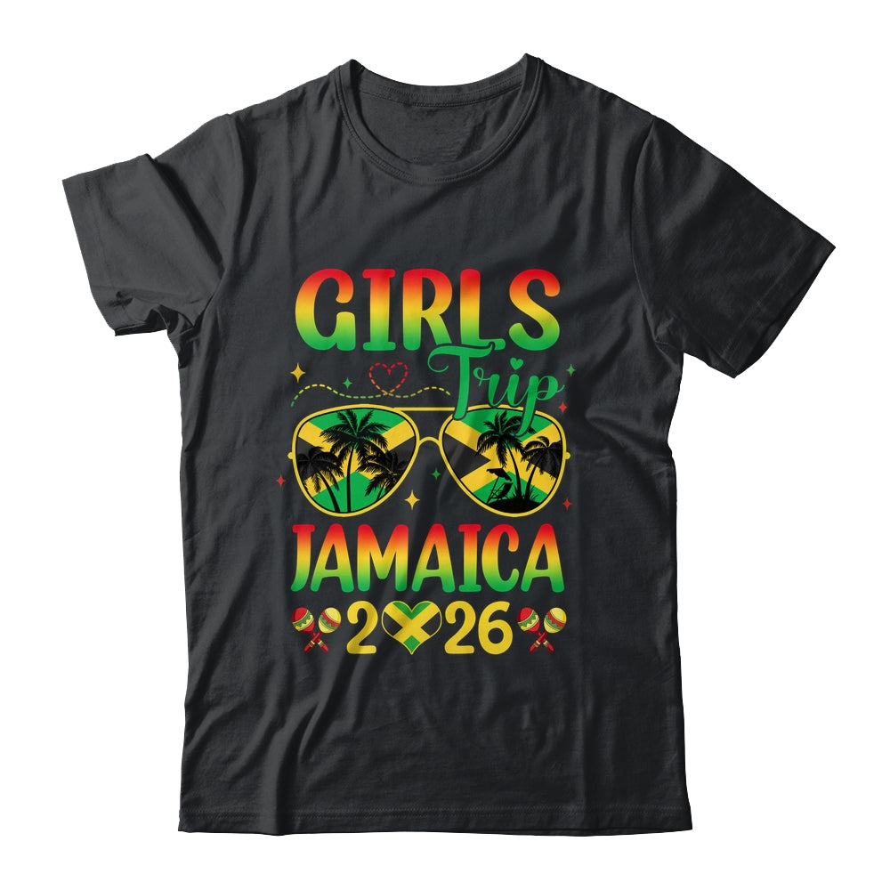 Girls Trip Jamaica 2026 Summer Vintage Beach Sisters Trip Shirt & Tank Top | siriusteestore