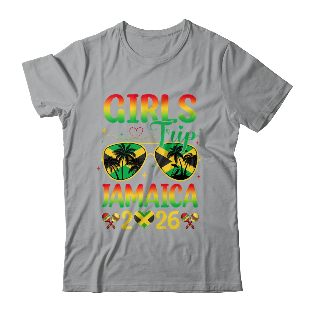 Girls Trip Jamaica 2026 Summer Vintage Beach Sisters Trip Shirt & Tank Top | siriusteestore