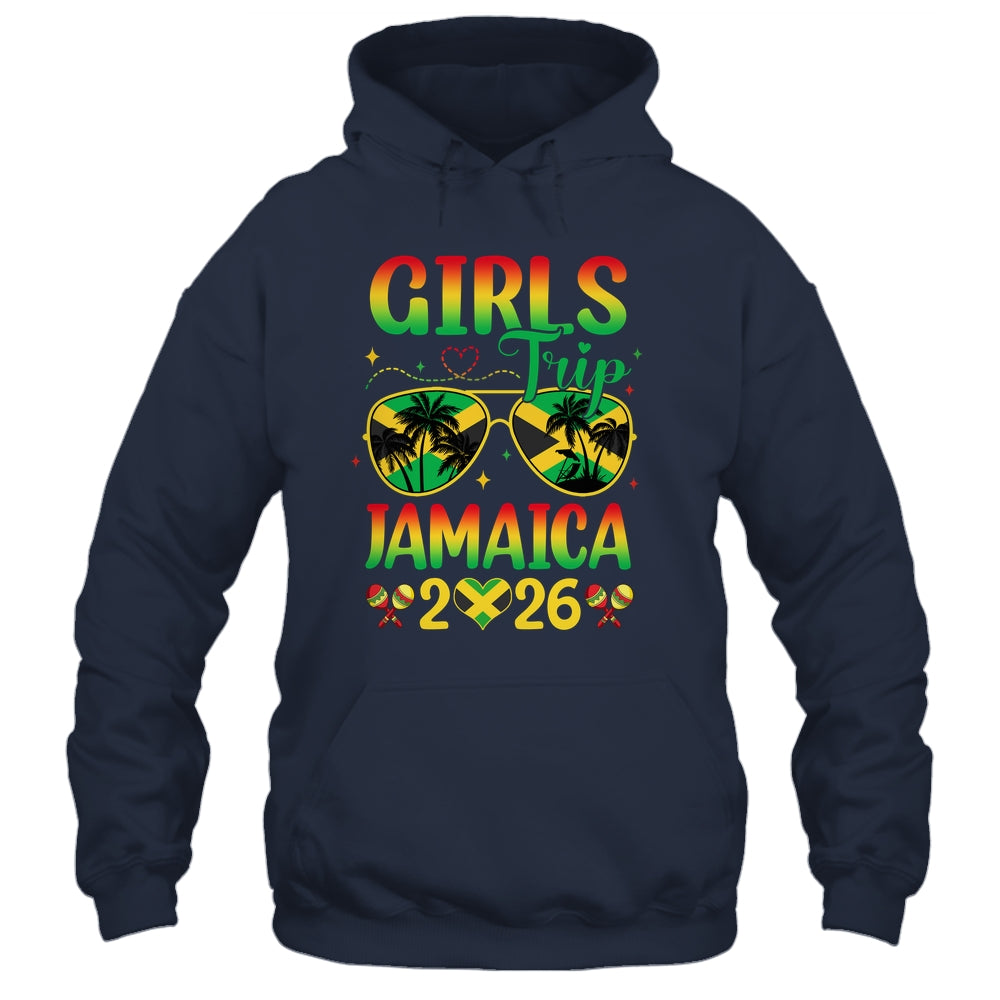Girls Trip Jamaica 2026 Summer Vintage Beach Sisters Trip Shirt & Tank Top | siriusteestore