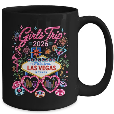 Girls Trip Las Vegas Vacation 2026 Besties Friends Matching Mug | siriusteestore