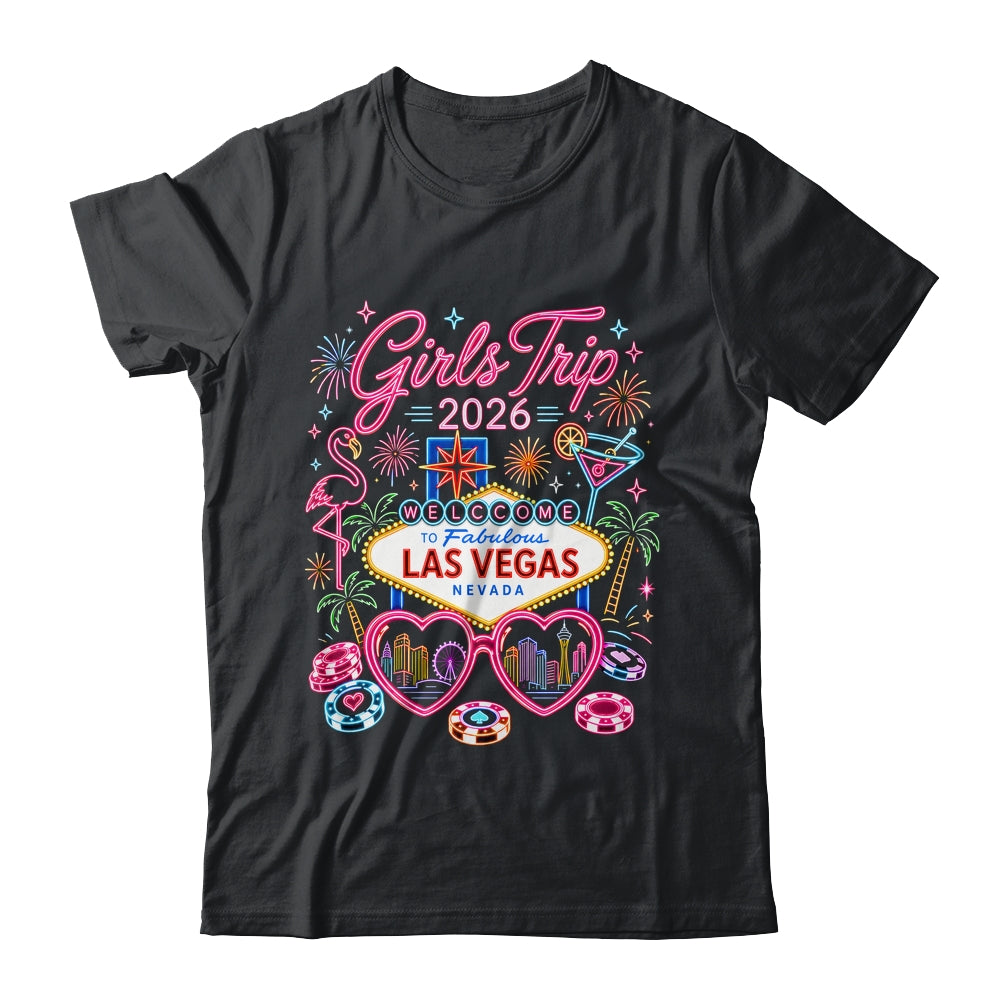 Girls Trip Las Vegas Vacation 2026 Besties Friends Matching Shirt & Tank Top | siriusteestore