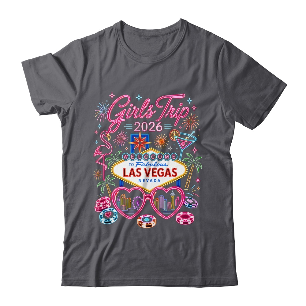 Girls Trip Las Vegas Vacation 2026 Besties Friends Matching Shirt & Tank Top | siriusteestore
