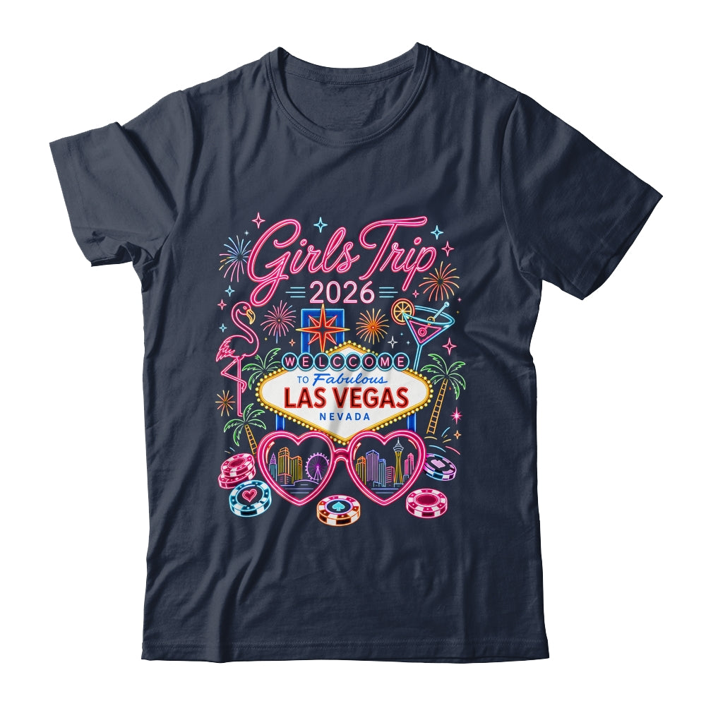 Girls Trip Las Vegas Vacation 2026 Besties Friends Matching Shirt & Tank Top | siriusteestore