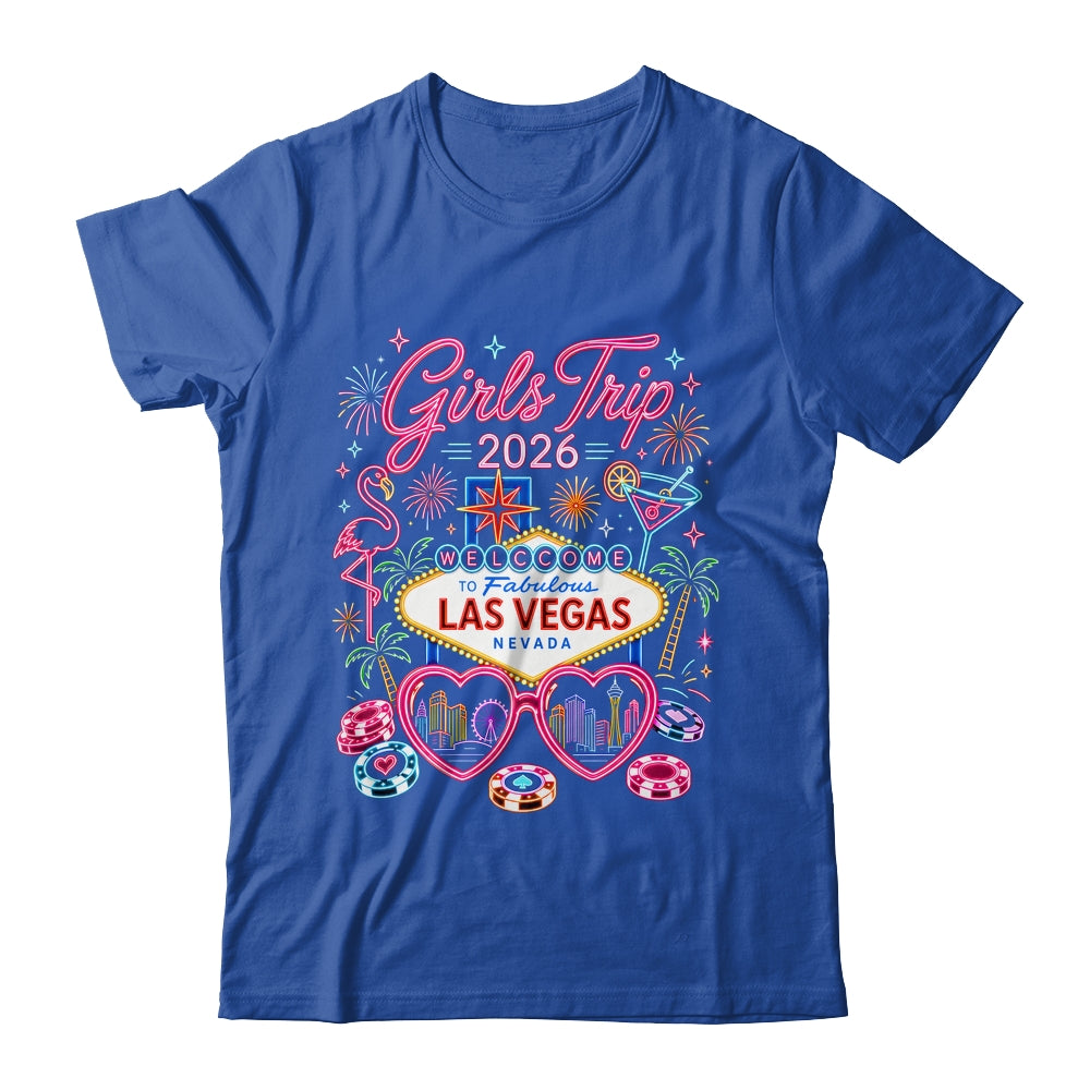 Girls Trip Las Vegas Vacation 2026 Besties Friends Matching Shirt & Tank Top | siriusteestore