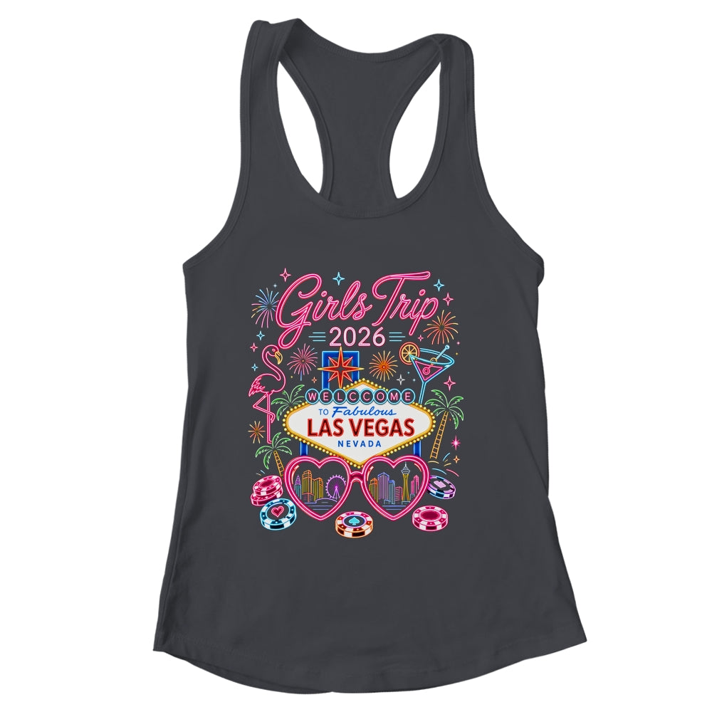 Girls Trip Las Vegas Vacation 2026 Besties Friends Matching Shirt & Tank Top | siriusteestore