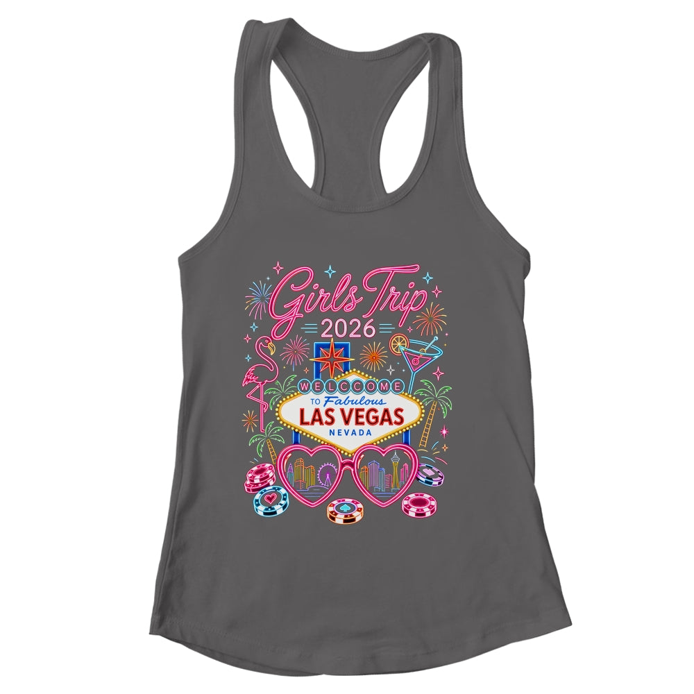Girls Trip Las Vegas Vacation 2026 Besties Friends Matching Shirt & Tank Top | siriusteestore