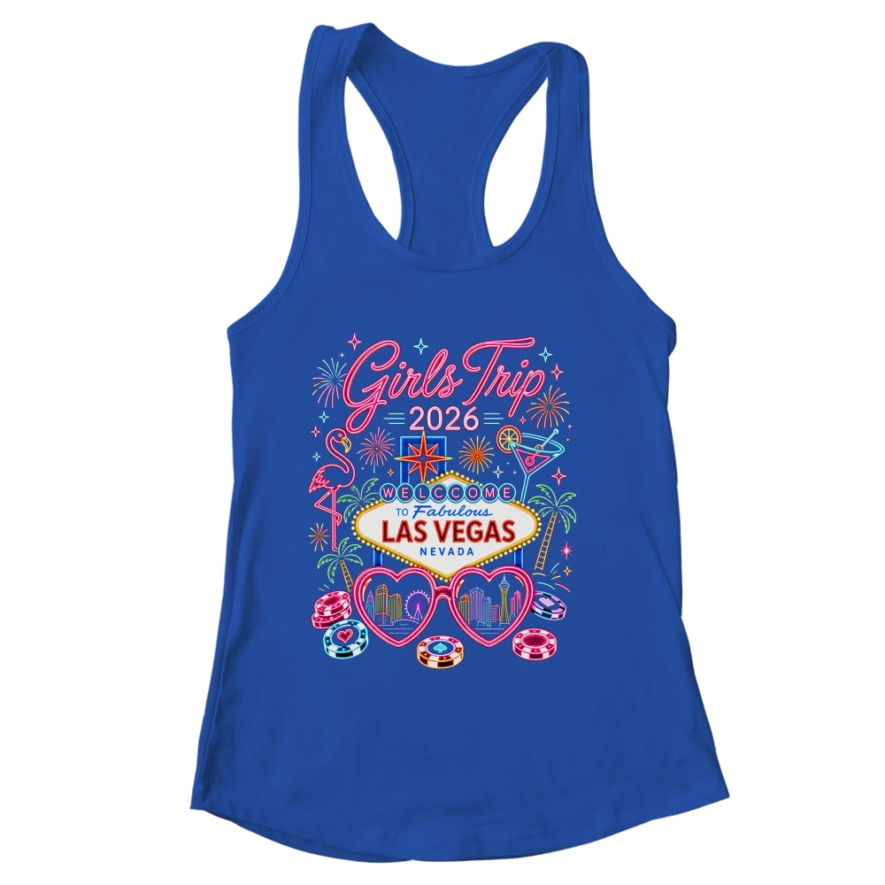 Girls Trip Las Vegas Vacation 2026 Besties Friends Matching Shirt & Tank Top | siriusteestore