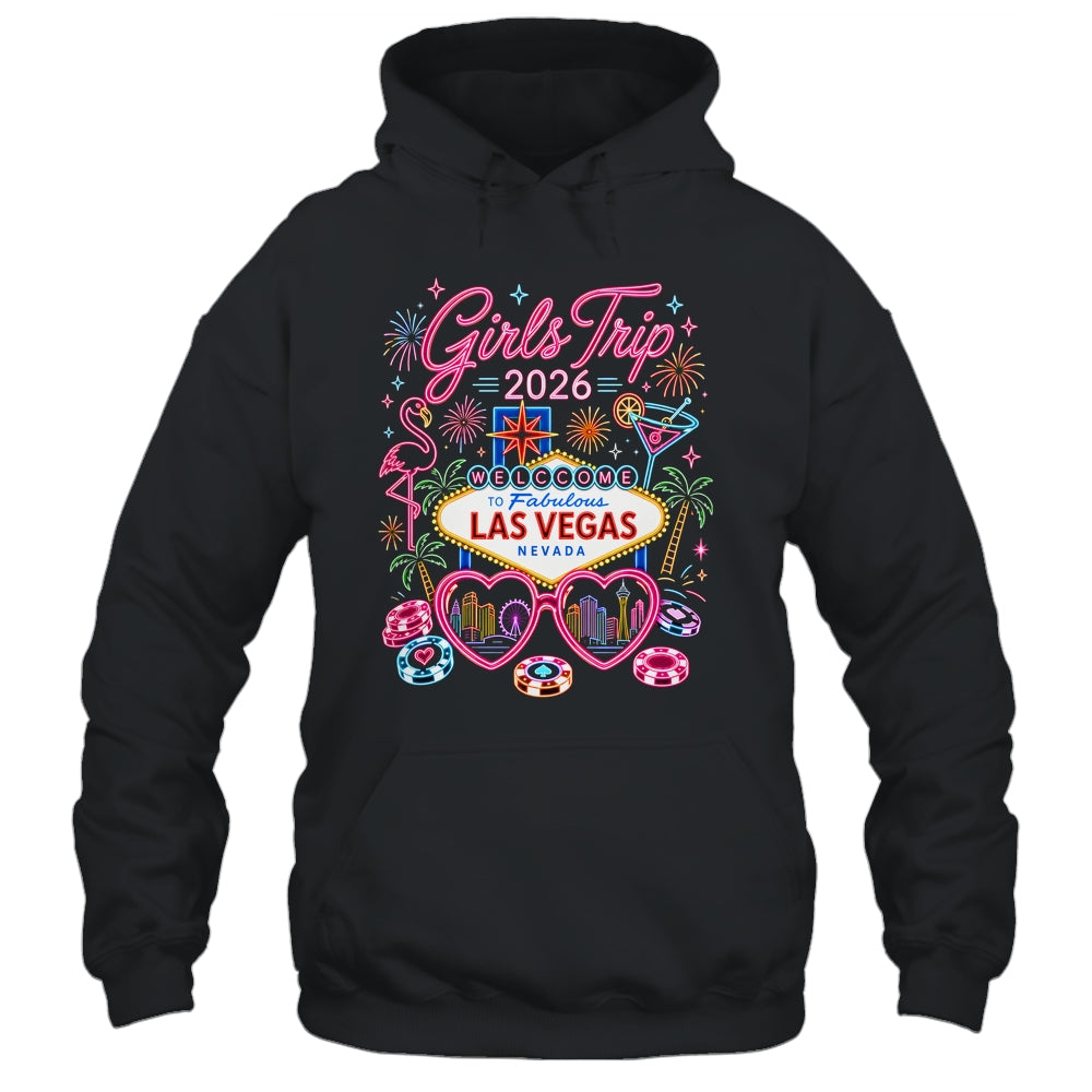Girls Trip Las Vegas Vacation 2026 Besties Friends Matching Shirt & Tank Top | siriusteestore