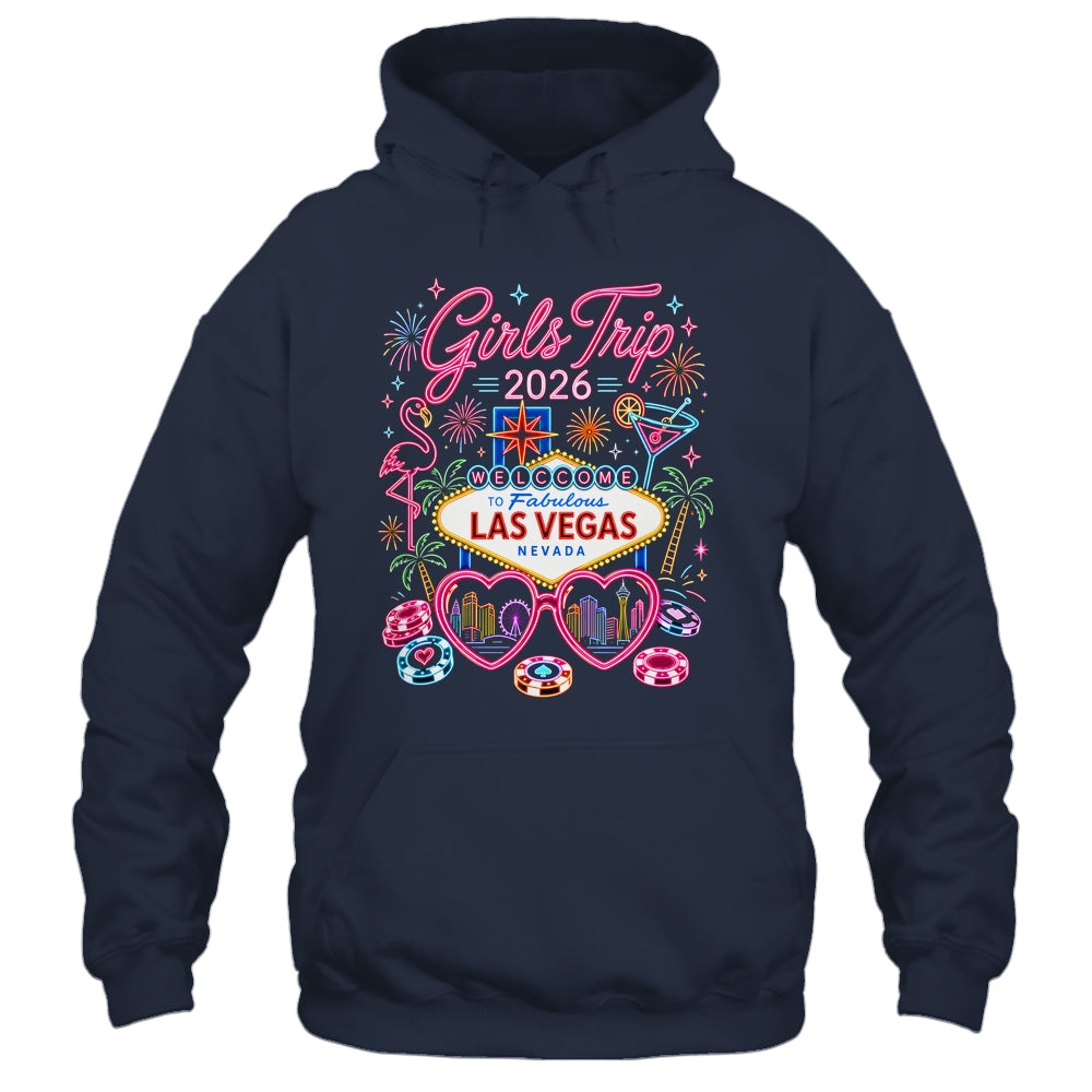 Girls Trip Las Vegas Vacation 2026 Besties Friends Matching Shirt & Tank Top | siriusteestore