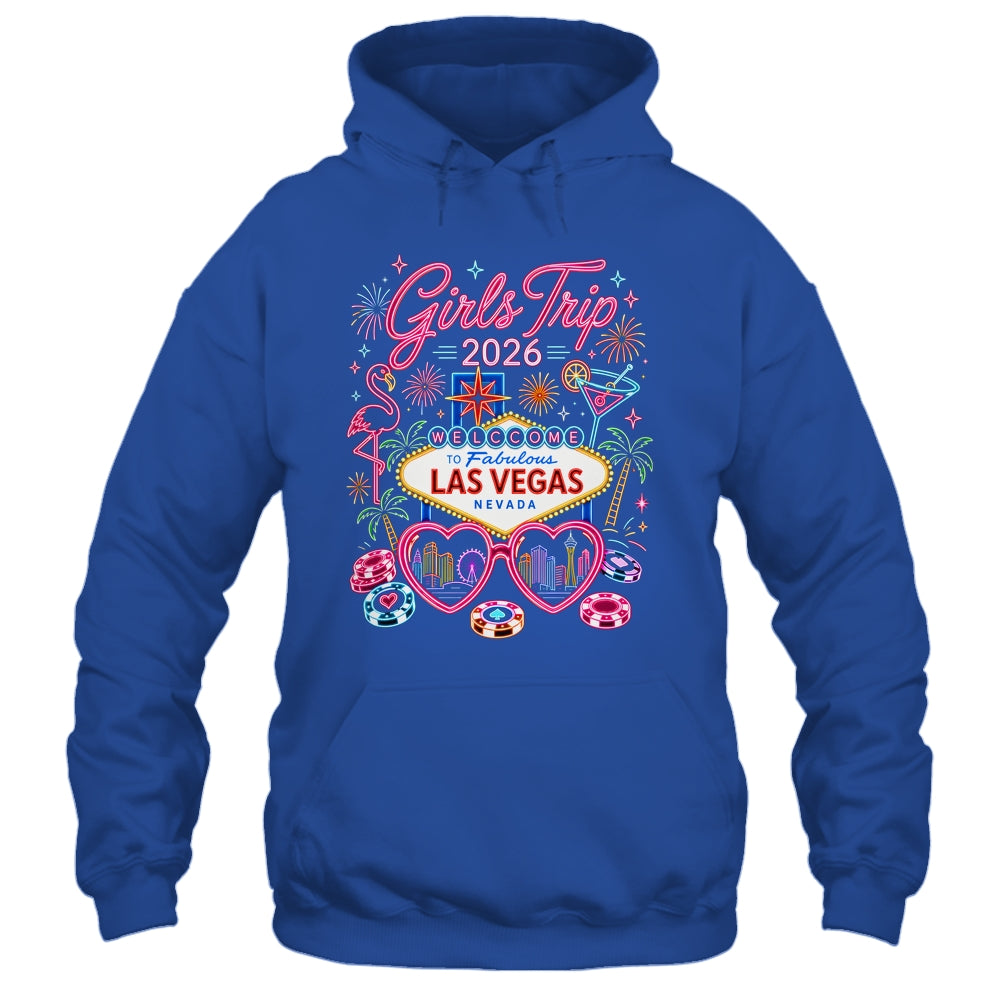 Girls Trip Las Vegas Vacation 2026 Besties Friends Matching Shirt & Tank Top | siriusteestore