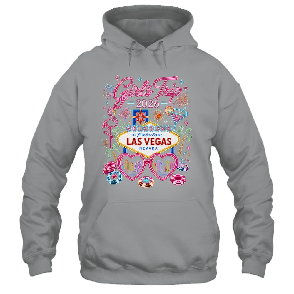 Girls Trip Las Vegas Vacation 2026 Besties Friends Matching Shirt & Tank Top | siriusteestore