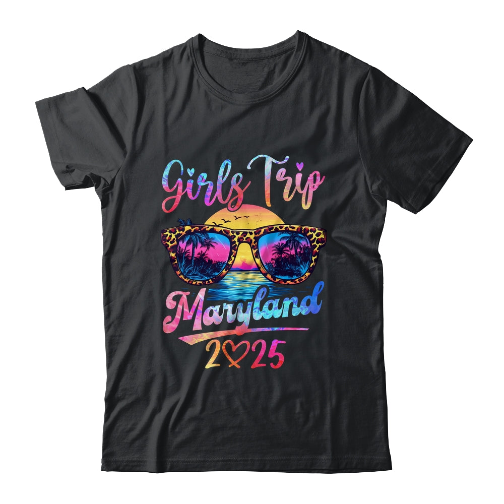 Girls Trip Maryland 2025 Matching Summer Vacation Women Shirt & Tank Top | siriusteestore