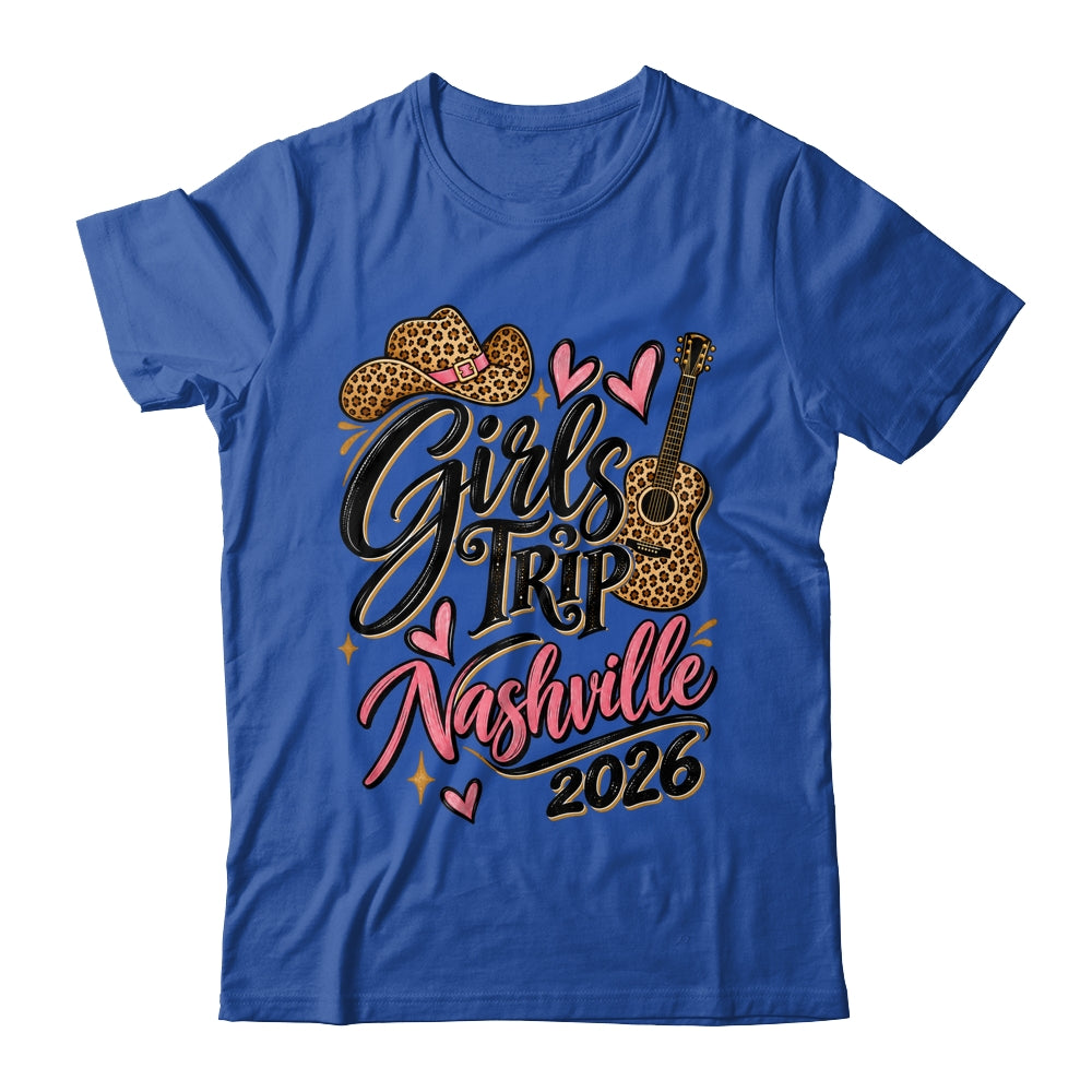 Girls Trip Nashville 2026 Bachelorette Boots Guitar Travel Shirt & Tank Top | siriusteestore