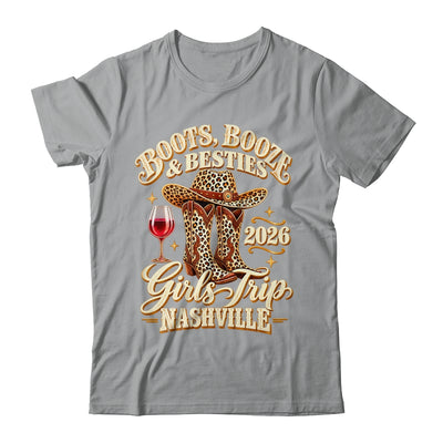 Girls Trip Nashville 2026 Weekend Boots Booze Besties Shirt & Tank Top | siriusteestore