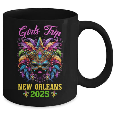 Girls Trip New Orleans 2025 Women Girl Mardi Gras Mask Beads Mug | siriusteestore