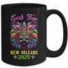 Girls Trip New Orleans 2025 Women Girl Mardi Gras Mask Beads Mug | siriusteestore