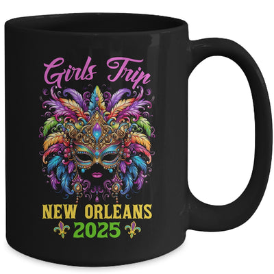 Girls Trip New Orleans 2025 Women Girl Mardi Gras Mask Beads Mug | siriusteestore