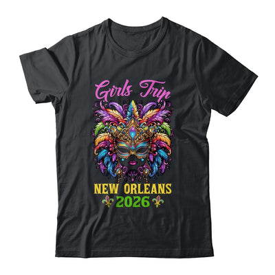 Girls Trip New Orleans 2026 Women Girl Mardi Gras Mask Beads Shirt & Tank Top | siriusteestore