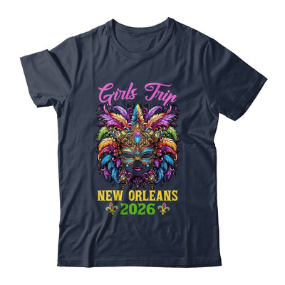 Girls Trip New Orleans 2026 Women Girl Mardi Gras Mask Beads Shirt & Tank Top | siriusteestore