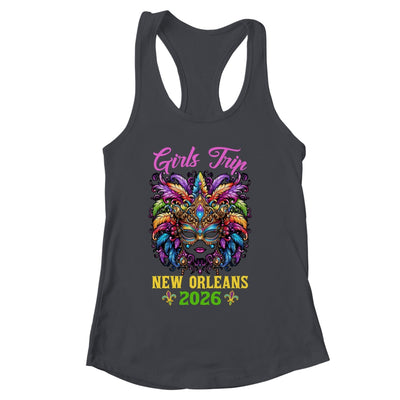 Girls Trip New Orleans 2026 Women Girl Mardi Gras Mask Beads Shirt & Tank Top | siriusteestore