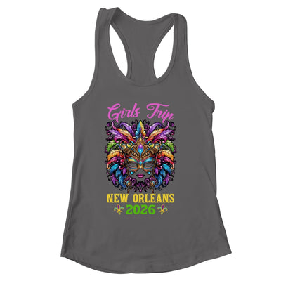 Girls Trip New Orleans 2026 Women Girl Mardi Gras Mask Beads Shirt & Tank Top | siriusteestore
