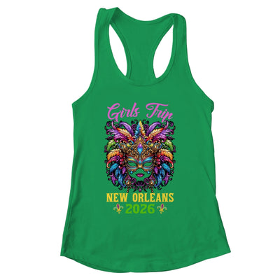 Girls Trip New Orleans 2026 Women Girl Mardi Gras Mask Beads Shirt & Tank Top | siriusteestore