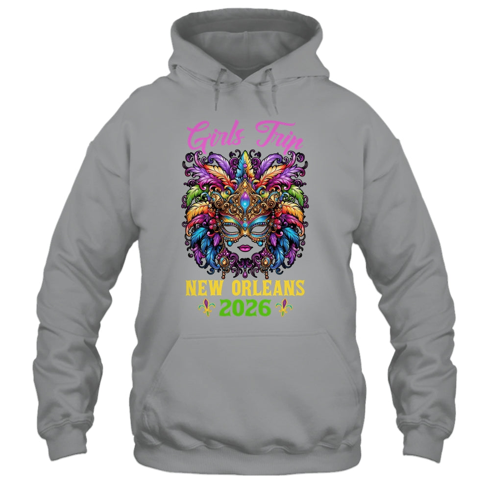 Girls Trip New Orleans 2026 Women Girl Mardi Gras Mask Beads Shirt & Tank Top | siriusteestore