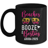 Girls Weekend Trip Aruba 2025 Beaches Booze Besties Mug | siriusteestore