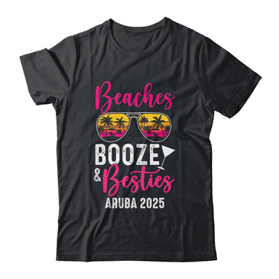 Girls Weekend Trip Aruba 2025 Beaches Booze Besties Shirt & Tank Top | siriusteestore