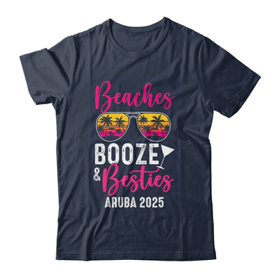 Girls Weekend Trip Aruba 2025 Beaches Booze Besties Shirt & Tank Top | siriusteestore
