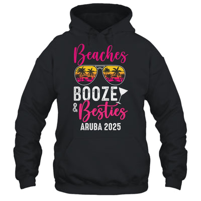 Girls Weekend Trip Aruba 2025 Beaches Booze Besties Shirt & Tank Top | siriusteestore