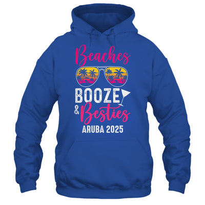 Girls Weekend Trip Aruba 2025 Beaches Booze Besties Shirt & Tank Top | siriusteestore