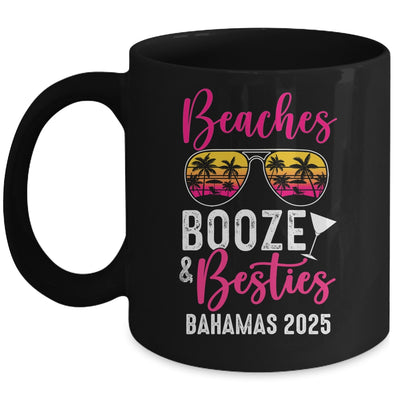 Girls Weekend Trip Bahamas 2025 Beaches Booze Besties Mug | siriusteestore