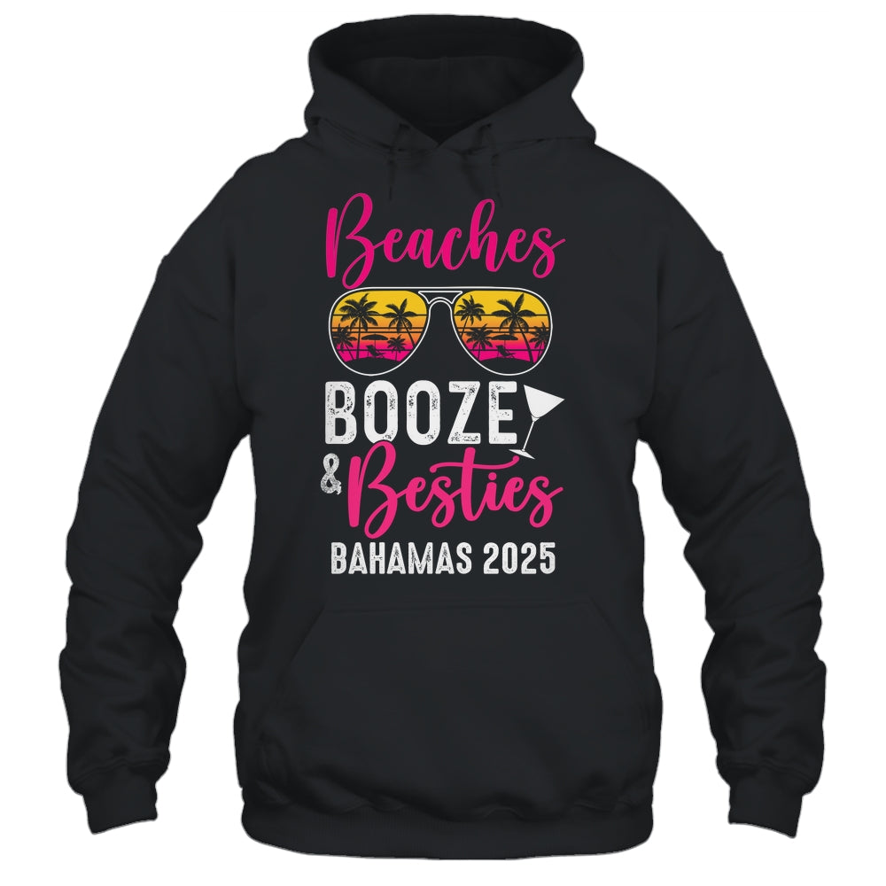 Girls Weekend Trip Bahamas 2025 Beaches Booze Besties Shirt & Tank Top | siriusteestore