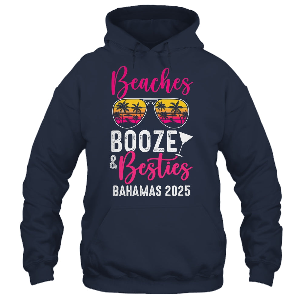 Girls Weekend Trip Bahamas 2025 Beaches Booze Besties Shirt & Tank Top | siriusteestore
