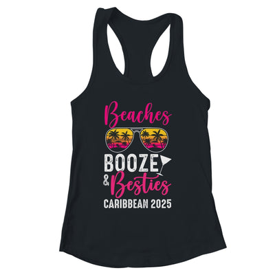 Girls Weekend Trip Caribbean 2025 Beaches Booze Besties Shirt & Tank Top | siriusteestore