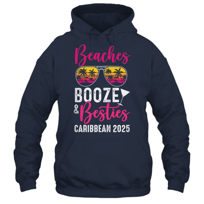 Girls Weekend Trip Caribbean 2025 Beaches Booze Besties Shirt & Tank Top | siriusteestore