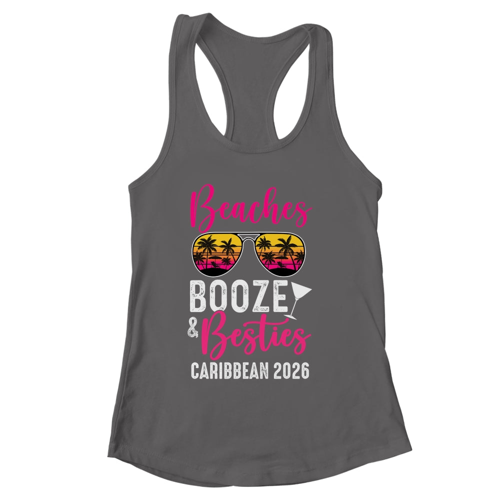 Girls Weekend Trip Caribbean 2026 Beaches Booze Besties Shirt & Tank Top | siriusteestore