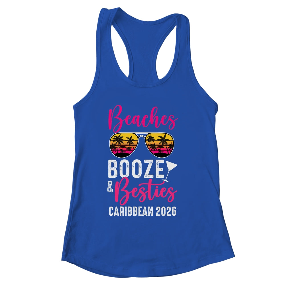 Girls Weekend Trip Caribbean 2026 Beaches Booze Besties Shirt & Tank Top | siriusteestore