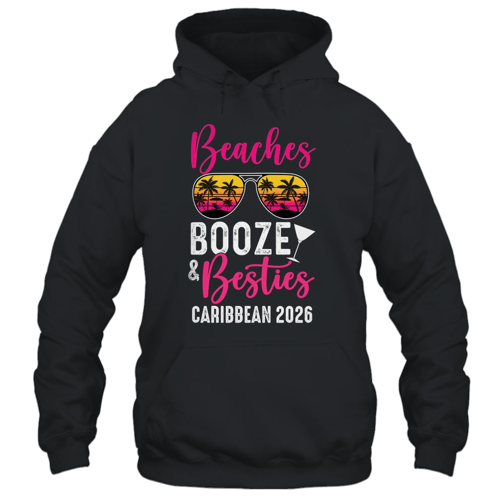 Girls Weekend Trip Caribbean 2026 Beaches Booze Besties Shirt & Tank Top | siriusteestore