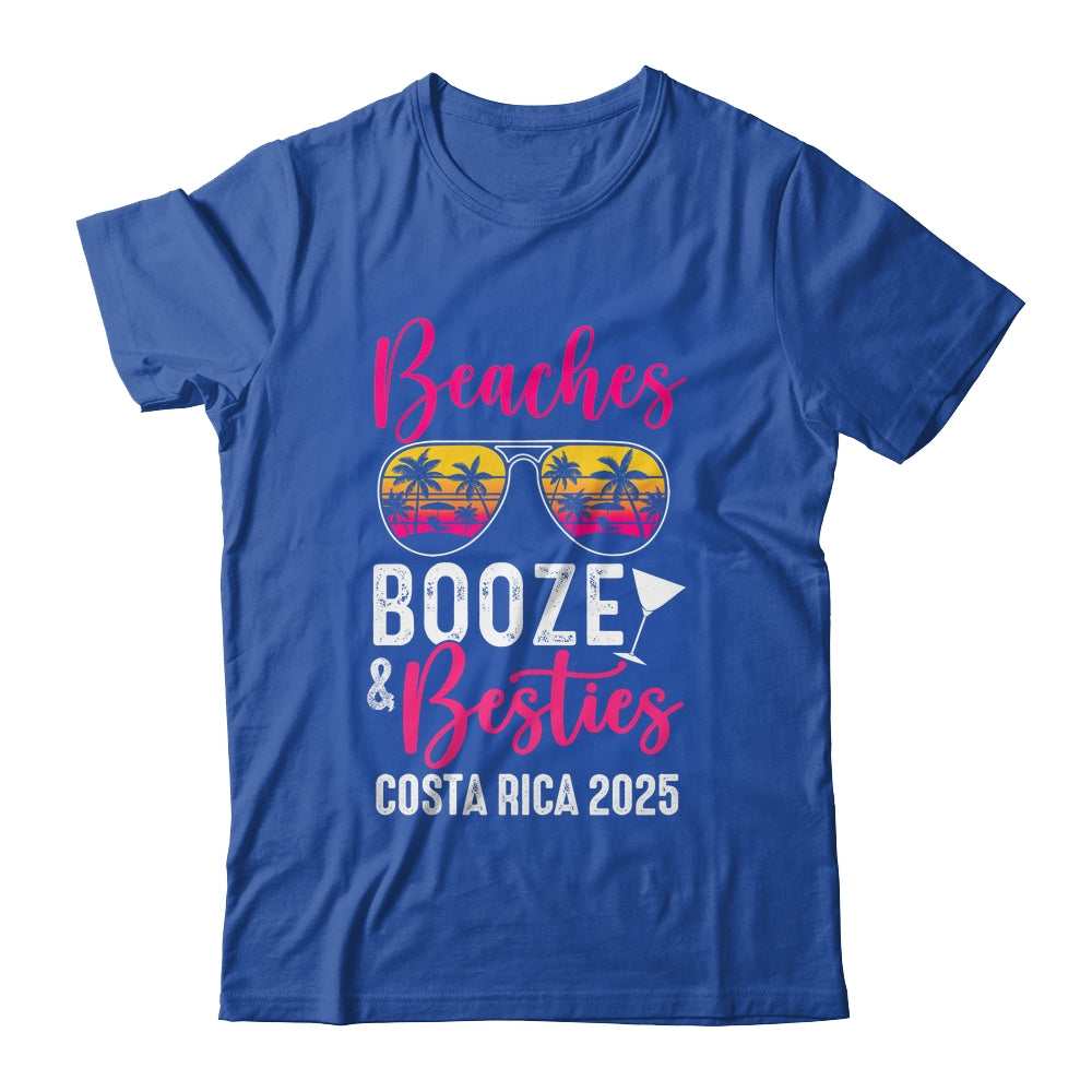 Girls Weekend Trip Costa Rica 2025 Beaches Booze Besties Shirt & Tank Top | siriusteestore