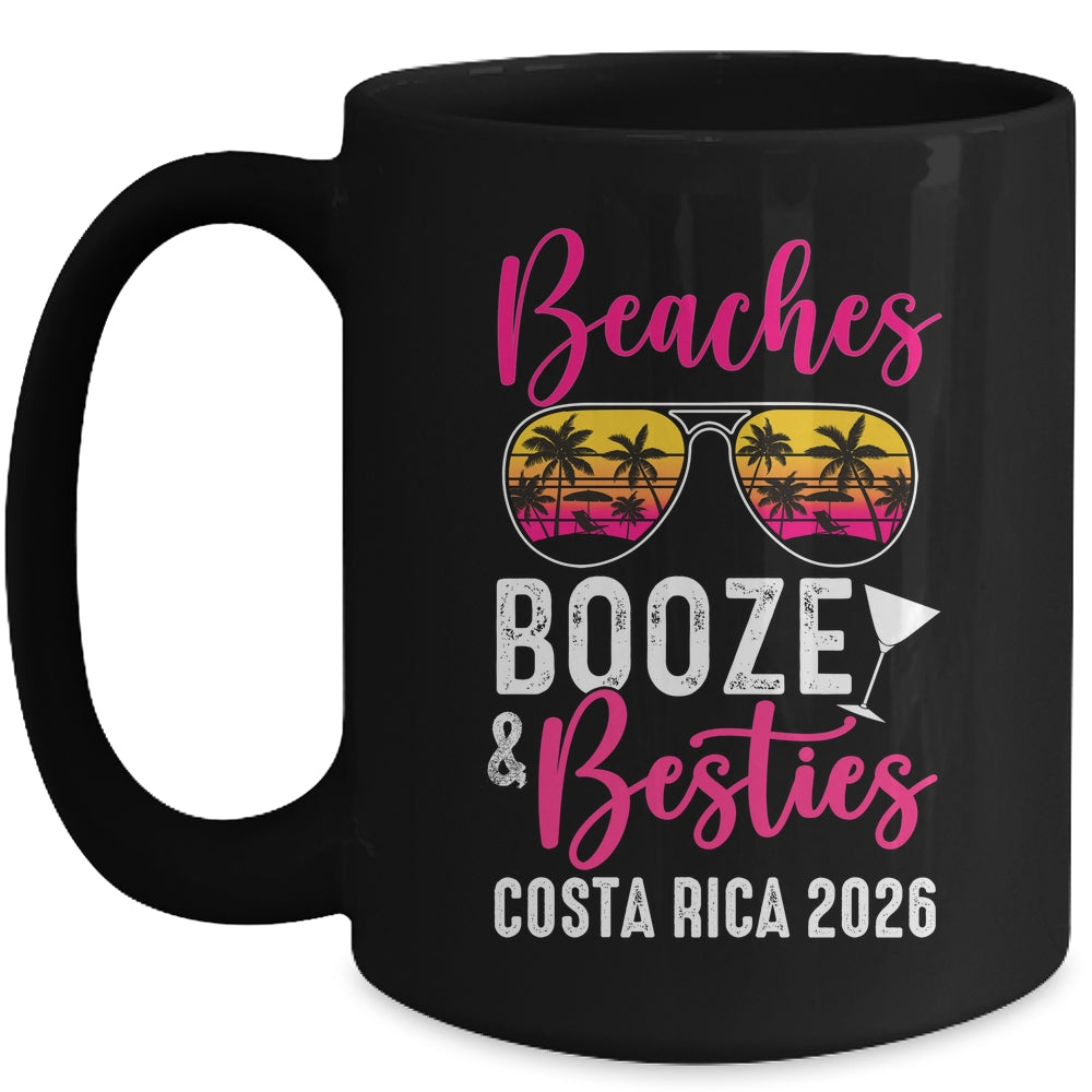 Girls Weekend Trip Costa Rica 2026 Beaches Booze Besties Mug | siriusteestore