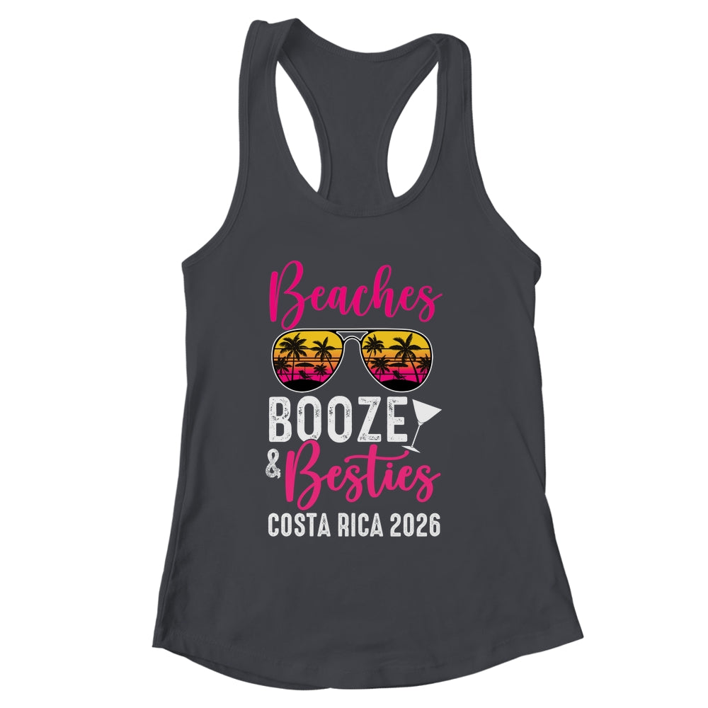 Girls Weekend Trip Costa Rica 2026 Beaches Booze Besties Shirt & Tank Top | siriusteestore