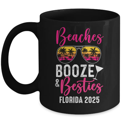 Girls Weekend Trip Florida 2025 Beaches Booze Besties Mug | siriusteestore