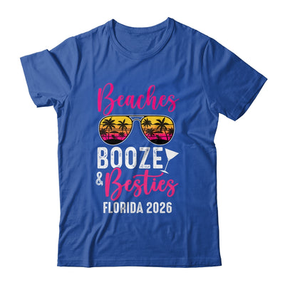 Girls Weekend Trip Florida 2026 Beaches Booze Besties Shirt & Tank Top | siriusteestore
