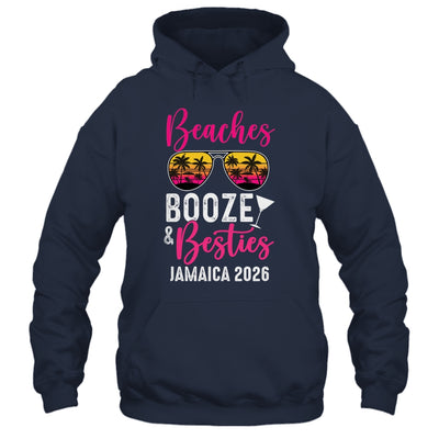 Girls Weekend Trip Jamaica 2026 Beaches Booze Besties Shirt & Tank Top | siriusteestore