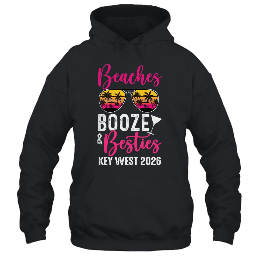 Girls Weekend Trip Key West 2026 Beaches Booze Besties Shirt & Tank Top | siriusteestore
