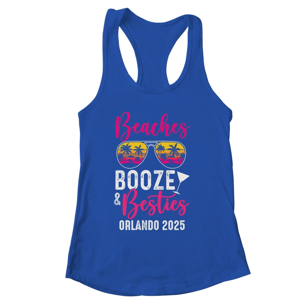 Girls Weekend Trip Orlando 2025 Beaches Booze Besties Shirt & Tank Top | siriusteestore