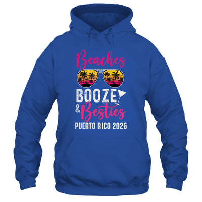 Girls Weekend Trip Puerto Rico 2026 Beaches Booze Besties Shirt & Tank Top | siriusteestore